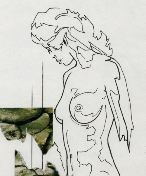 Collage van de Belgische kunstenaar Eugène Eechaut kopen