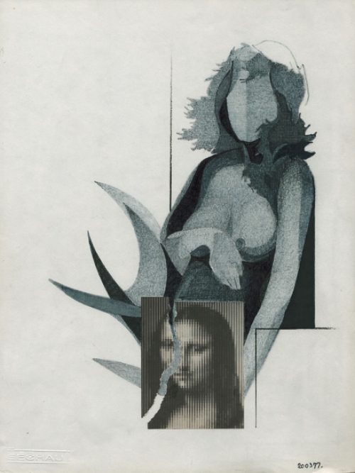 Tekening van de Belgische kunstenaar Eugène Eechaut kopen