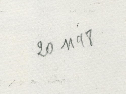 Geometrisch lijnenspel met verscheurde dame 20 11 98