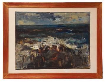 Belgische kunstschilder Constant Lambrecht