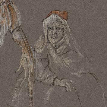 Zeer fijne ets van L. Fini kopen