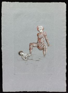 Droge naald ets van Leonor Fini kopen