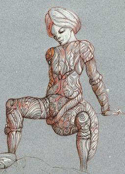 Gelimiteerde gesigneerde ets van Leonor Fini kopen