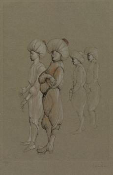 Kleurenets van Leonor Fini, excellente conditie