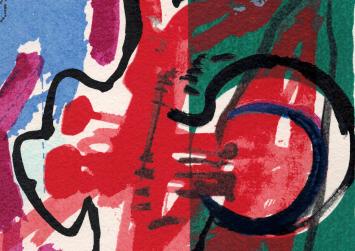 Zeefdruk van Corneille, Cornelis Guillaume van Beverloo