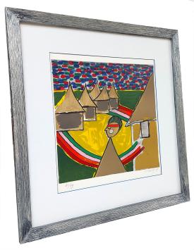 Omaggio a Leopold Sedar Sengor, Litho B 1977 60/99