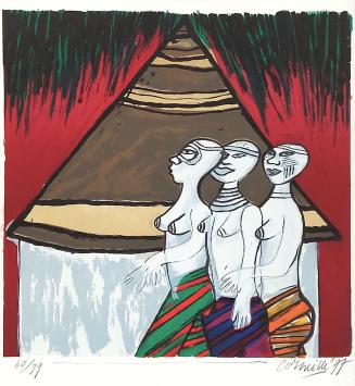 Lithograph Corneille, genummerd en gesigneerd