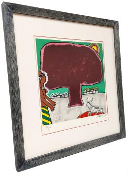 Omaggio a Leopold Sedar Sengor, Litho I 1977 60/99