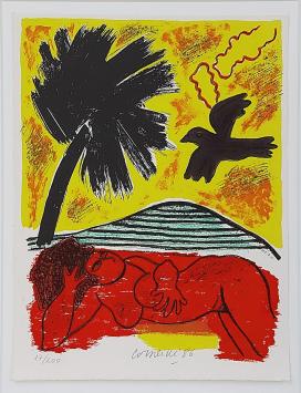 Litho van Corneille kopen gedrukt in 1986