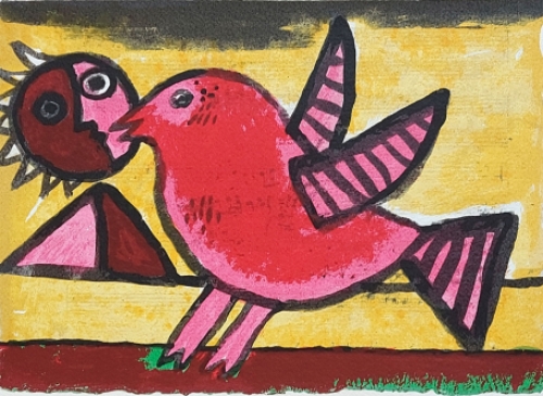 Litho uit 1990 van Corneille