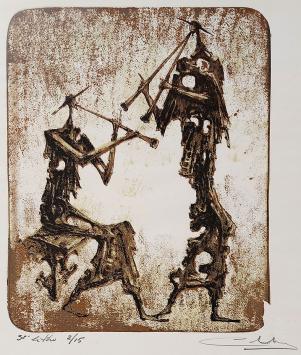 gesigneerde litho van Remy Cornelissen