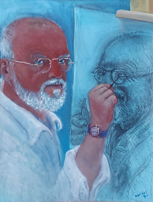 De Nederlandse kunstenaar Cornel Snels