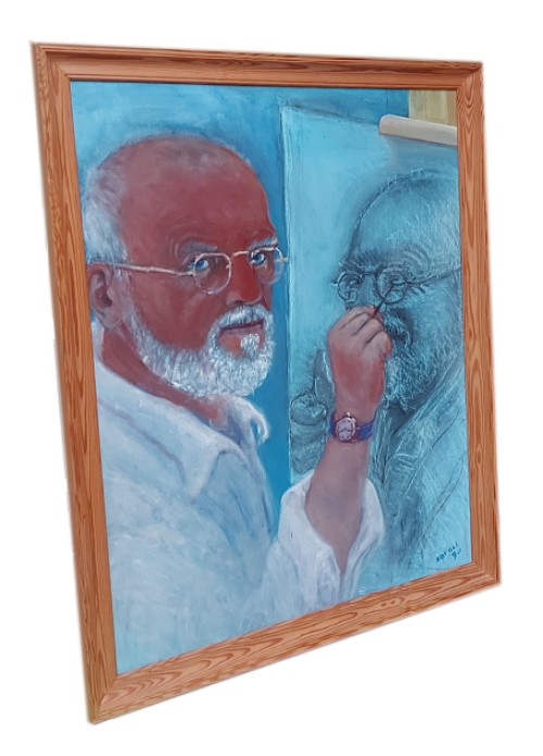 Portret van de tekenaar 1990