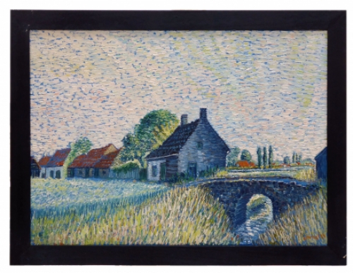 Schilderij van Cornel Snels 1989