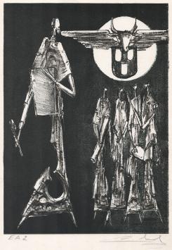 Originele gesigneerde litho van Remy Cornelissen