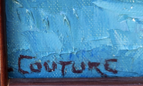 Jos Couture of Joseph Couture met een bloemenstilleven