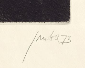 Het hoofd van Holofernes wordt in de zak gedaan 1973  40/75
