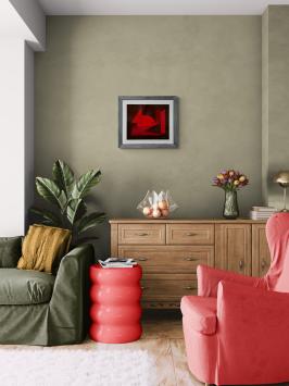 Abstract schilderij, het zeilwezen  – Léon Smets – 20th century