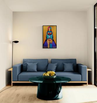 Panoramische vrouw
