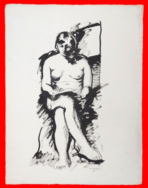 Tekening van de Catalaanse kunstenaar Pere Creixams kopen