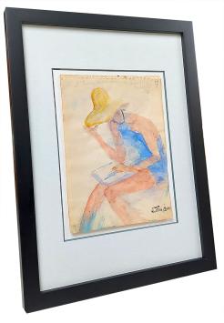 Aquarel l'anglaise sur le pont soleil 1937