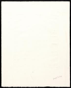 George Creten  met een kunstwerk op papier