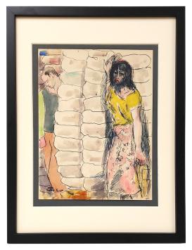 Aquarel van George Creten kopen