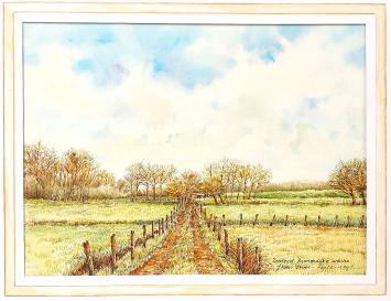 Aquarel uit 1993 van Frans Croes kopen