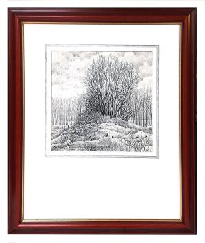 Tekening van de Mechelse kunstenaar Frans Croes