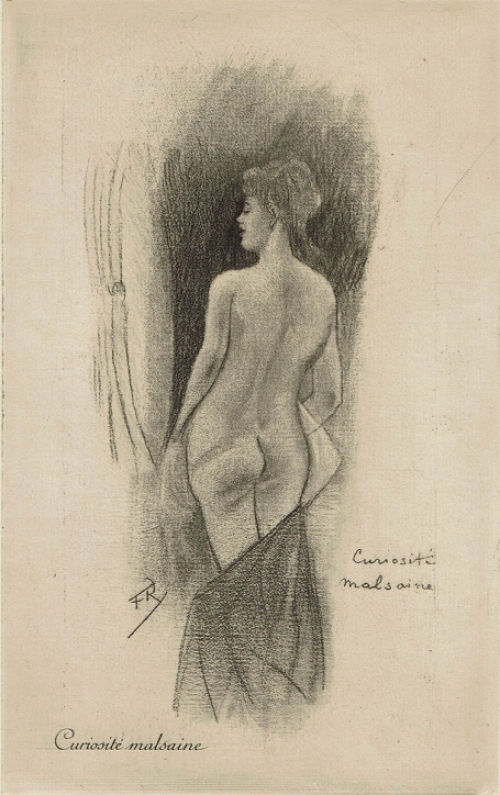 Heliogravure Curiosité malsaine 1908 Exsteens 1106.2