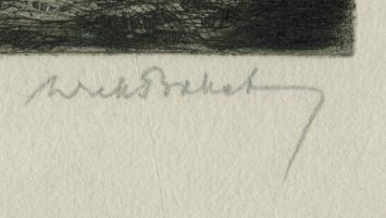 Etsen van Dirk Baksteen, Kempische kunstenaar