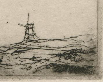 Etsen van Dirk Baksteen