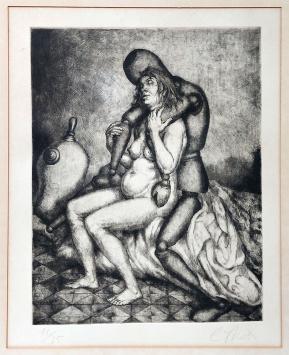 Ets van de Belgische graficus Camille d'Havé