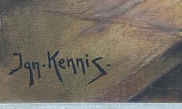 Schilderij, romantisch tafereel