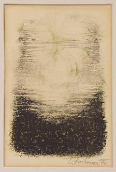 Dana Puchnarová  met grafisch kunstwerk