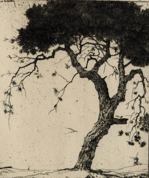 Ets, Ex libris van Dirk Baksteen