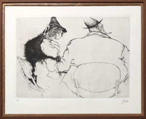 Ets van de Belgische kunstenaar Jules De Bruycker kopen