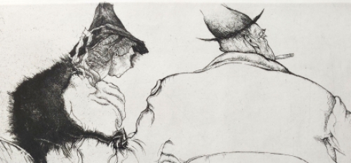 Belgische etser en tekenaar Jules De Bruycker