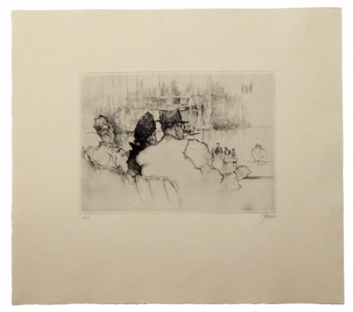 Ets van de Belgische kunstenaar Jules De Bruycker