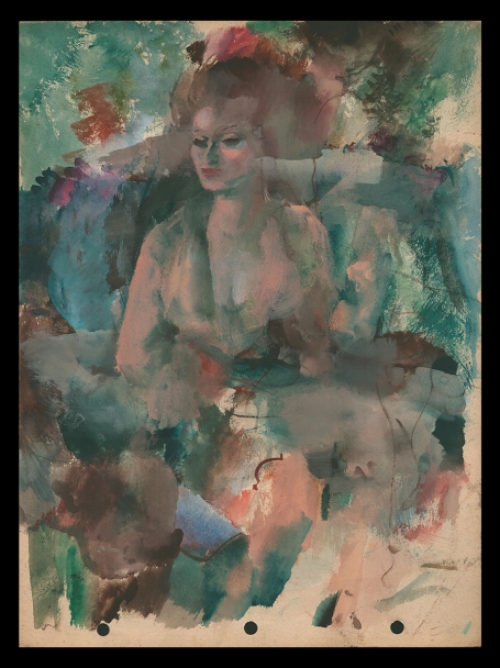 Aquarel Belgische kunstenaar Raphaël De Buck kopen