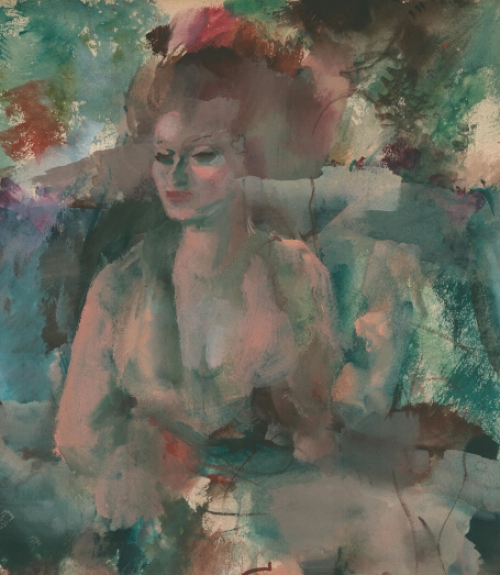 Aquarel van Raphaël De Buck of Raf De Buck