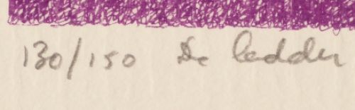 Originele liho kopen van Belgische kunstenaar