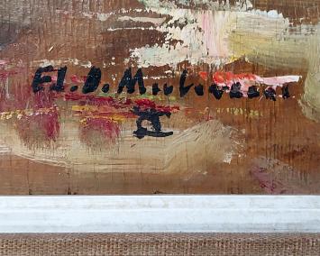 Belgische expressionistische schilder Edmond de Meulenaere