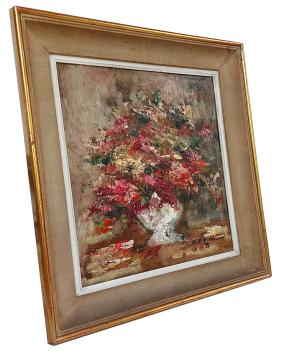 Expressionistisch schilderij van Edmond de Meulenaere