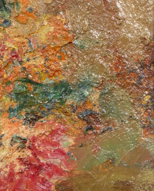 Stilleven bloemen op tafel