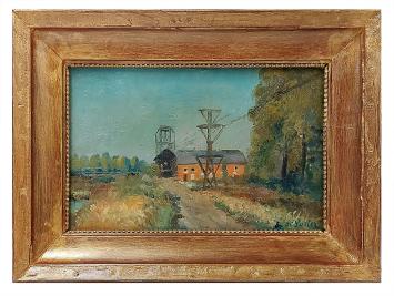 Olieverfschilderij van de kunstschilder Bernard De Pooter