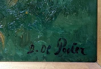 Koeien rustend in de weide