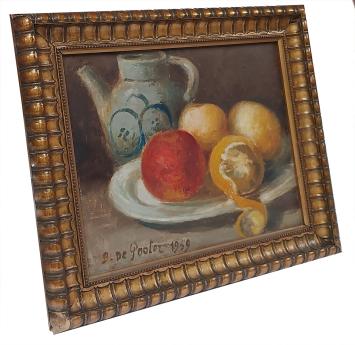 Kunstwerk op canvas van de Wilrijkse schilder Bernard De Pooter