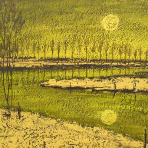 Winterlandschap van Luc de Ro