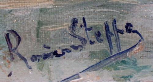 De Schelde geschilderd door Romain Steppe